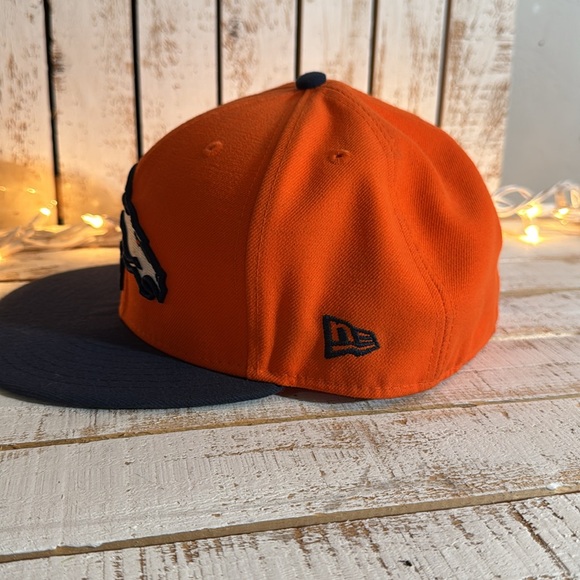 New Era Denver Broncos fitted hat size 7 5/8 - Picture 2 of 5